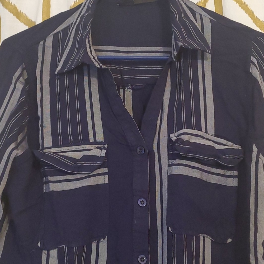 blu pepper Button Down - Picture 2 of 3